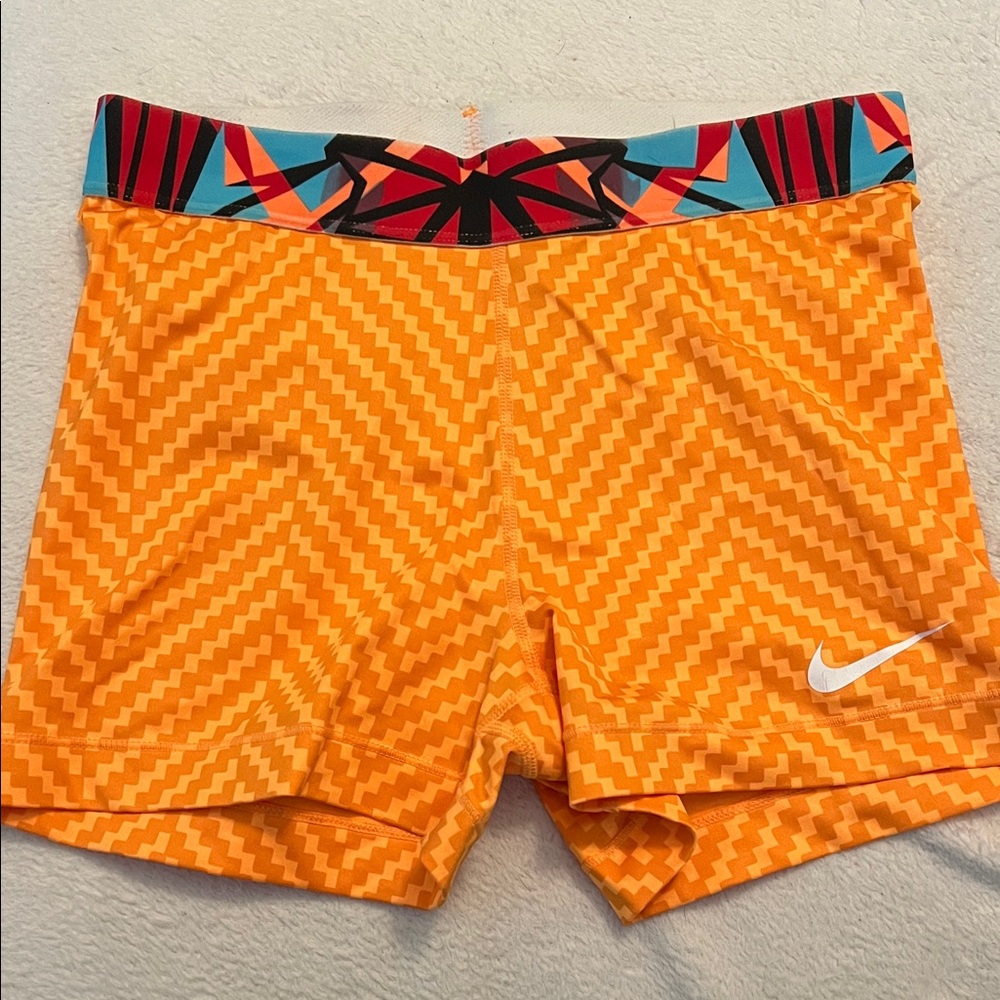 Nike women’s orange spandex